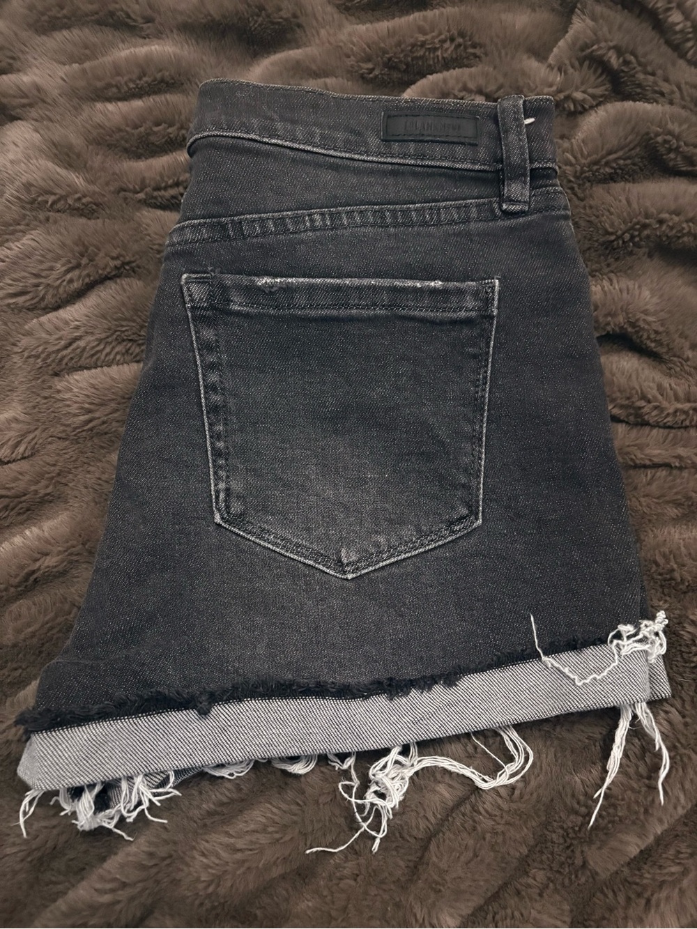 [BLANKNYC] Women's Luxury Clothing Sustainable Denim Cut Off Short